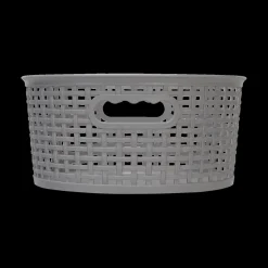 Ygo Mand ORZO Rnd 3L Grijs| Decoratieve Opbergers|Opbergen