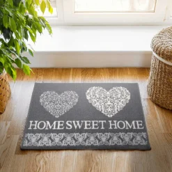 Ygo Mat HOME SWEET HOME 80 Grijs| Tapijten