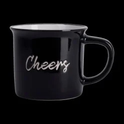 Ygo Mok CHEERS 350ml Zwart| Servies