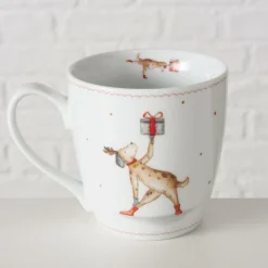 Ygo Mok DOGGIES Hond 480ml Pors. Ass| Servies|Kerst