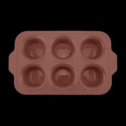 Ygo Muffin Bakvorm VINTA Sil. Rood| Bakaccessoires