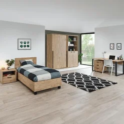 Ygo Nachtkastje AXELLE Golden Oak| Nachttafels