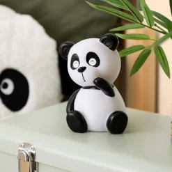 Ygo Nachtlampje PANDAI Wit/Zwart| Decoratieve Accessoires|Kinderverlichting