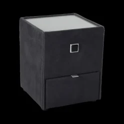 Ygo Nachttafel ASTEN Microvezel 469/09 Antraciet| Nachttafels