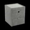 Ygo Nachttafel ASTEN Microvezel 411/19 Grijs| Nachttafels