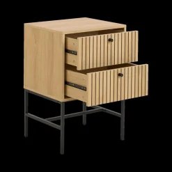 Ygo Nachttafel FIEBE 2L Decor Eik B46| Nachttafels