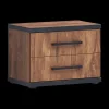 Ygo Nachttafel MATHIS Acacia/Black Concrete| Tapijten | Meubels