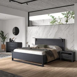 Ygo Nachttafel WATFORD Nox Zwart| Nachttafels