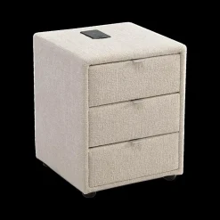 Ygo Nachttafel WEERT Chenille Beige| Nachttafels