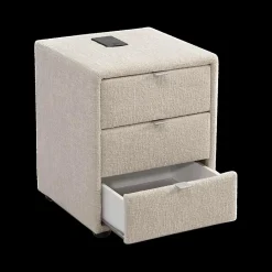 Ygo Nachttafel WEERT Chenille Beige| Nachttafels