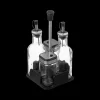 Ygo Olie/Azijn/Zout/Peper-Rek FIOR Rvs Zwart| Servies|Keukenaccessoires