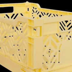 Ygo Opbergbox CELLIA L Geel| Decoratieve Accessoires|Tapijten