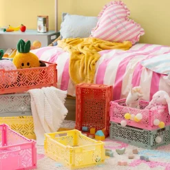 Ygo Opbergbox CELLIA L Roze| Decoratieve Accessoires|Tapijten