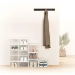 Ygo Opbergbox RANAGE L Transparant| Schoenkasten & Rekken
