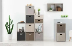 Ygo Opbergbox RANGE Antraciet| Opbergboxen|Decoratieve Opbergers