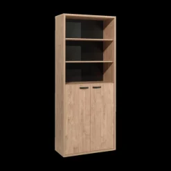 Ygo Opbergkast met nissen UPGRADE Golden Oak H216| Bureau- En Boekenkasten