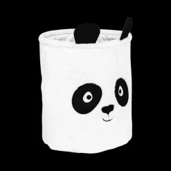 Ygo Opbergmand PANDAI Panda Poly Wit/Zwart| Decoratieve Accessoires|Tapijten