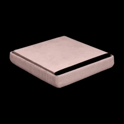 Ygo Opbergpouf FLIRAX Vierkant Roze| Opbergboxen|Decoratieve Opbergers
