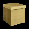 Ygo Opbergpouf FLIRAX VK Oker| Opbergboxen|Decoratieve Opbergers