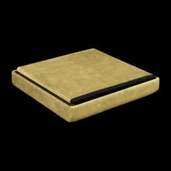 Ygo Opbergpouf FLIRAX VK Oker| Opbergboxen|Decoratieve Opbergers
