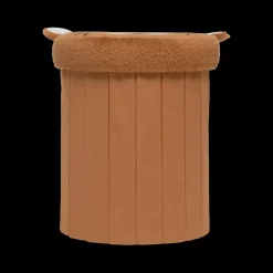 Ygo Opbergpouf LEO Luipaard Poly Bruin| Decoratieve Accessoires|Tapijten