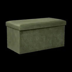 Ygo Opbergpouf LILORA Kaki| Opbergboxen|Decoratieve Opbergers