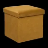 Ygo Opbergpouf LILORA Vk. Oker| Opbergboxen|Decoratieve Opbergers