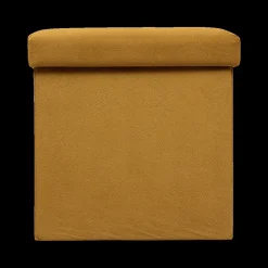 Ygo Opbergpouf LILORA Vk. Oker| Opbergboxen|Decoratieve Opbergers