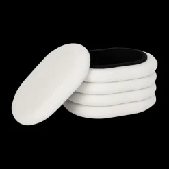 Ygo Opbergpouf ZILXIA Ovaal Bouclé Wit| Poufen & Voetenbanken