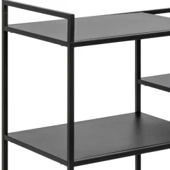 Ygo Opbergtrolley 3 leggers SPARROW Metaal Zwart| Opbergrekken & -Trolleys|Keukenrekjes