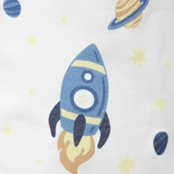 Ygo Opbergzak IN SPACE Space Wit/Blauw| Decoratieve Accessoires|Tapijten
