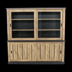 Ygo Opzetkast KAMIEL Industrial Oak| Vitrinekasten