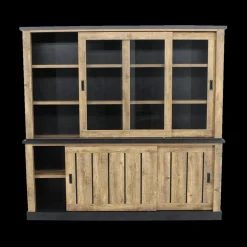 Ygo Opzetkast KAMIEL Industrial Oak| Vitrinekasten