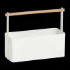 Ygo Organiser WHIRT Rh. Met. Wit/Bamboe| Keukenaccessoires|Servies