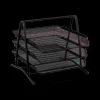 Ygo Papieropberger CAJAYA 3Del. Metaal Zwart| Bureau-Accessoires