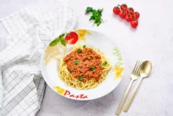 Ygo Pastabord Tekst Pasta Deco Multi| Servies