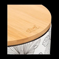Ygo Pedaalemmer BLACKFLORA Rond 3L Wt/Zw| Vuilbakken