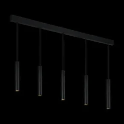 Ygo Pendel LOPAL 5Del. Zwart| Hanglampen