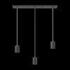 Ygo Pendel RETRO RH 3D. Plafondplaat Zwart| Hanglampen