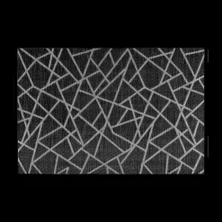 Ygo Placemat CRAQUELE Zwart| Tafellinnen & -Textiel