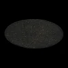 Ygo Placemat ELHAR Rond Glitter Zwart| Tafellinnen & -Textiel