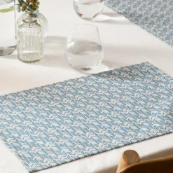 Ygo Placemat ENDUIT Blauw| Tafellinnen & -Textiel
