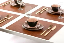 Ygo Placemat TRAZAR RH Caramel| Tafellinnen & -Textiel