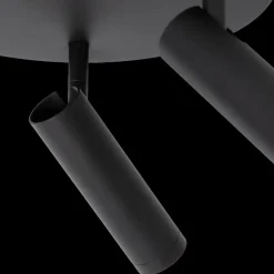 Ygo Plafondspot GRADO 3Del. Zwart| Spots