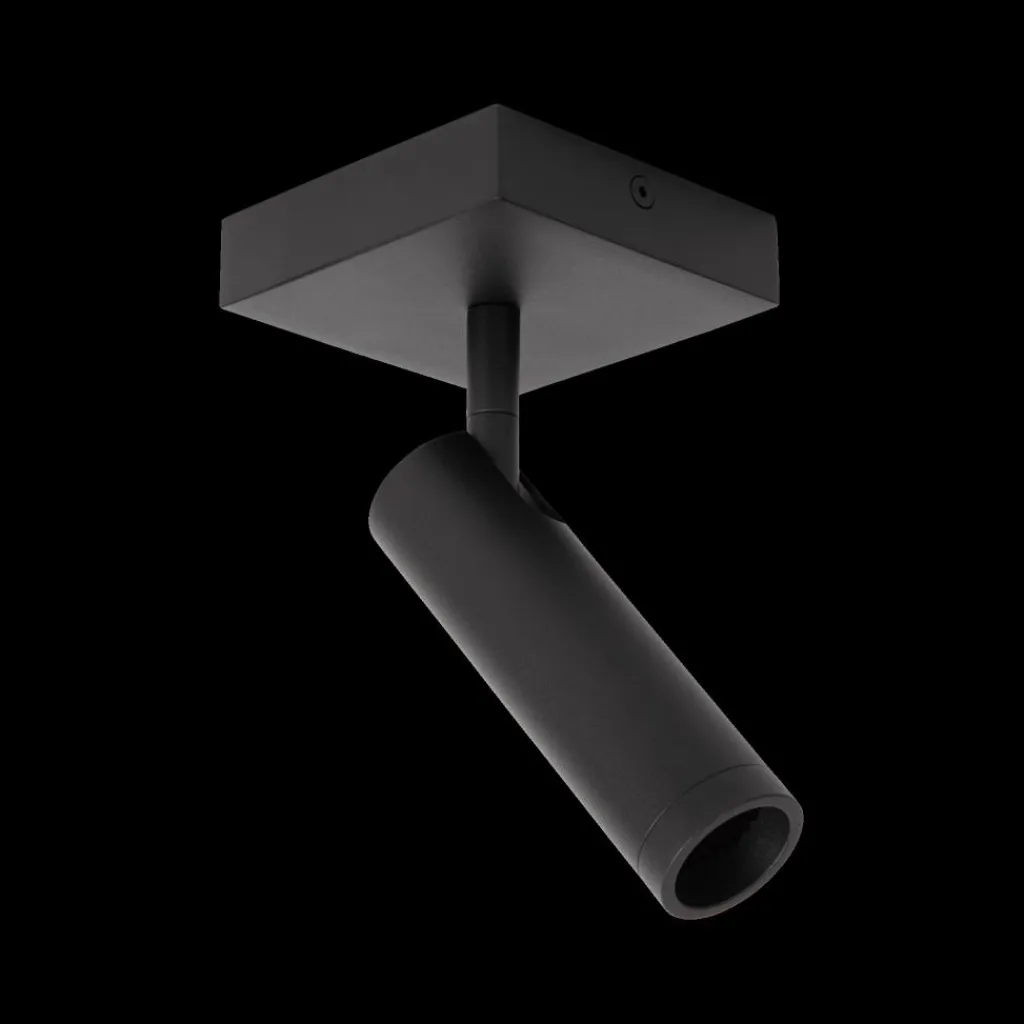Ygo Plafondspot GRADO 1Del. Zwart| Spots