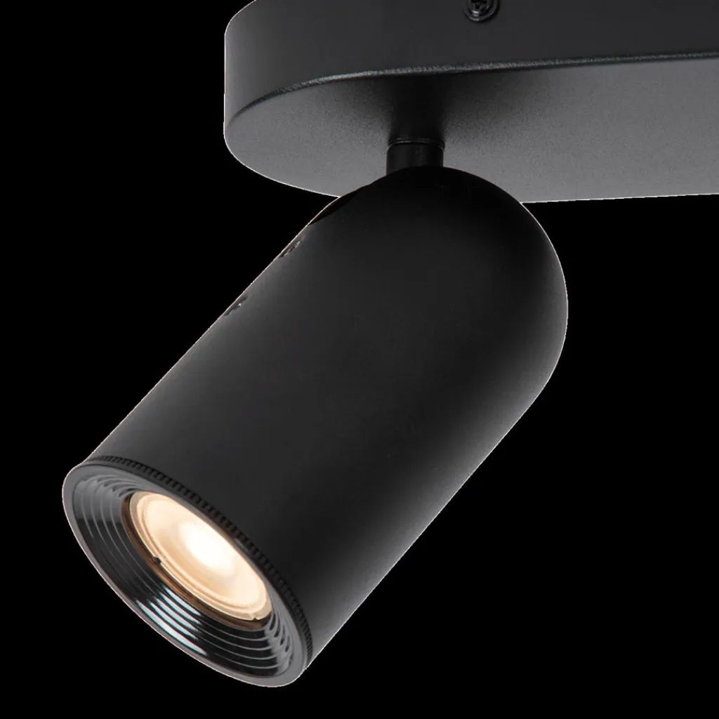 Ygo Plafondspot PUNCH 2Del. Zwart| Spots