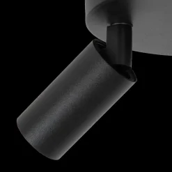 Ygo Plafondspot RITMO 3Del. Zwart| Spots