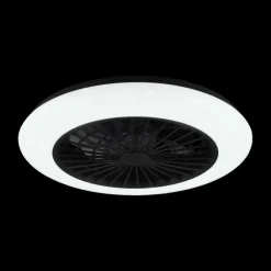 Ygo Plafondventilator/Plafonier STRALSUND Zwart| Ventilatoren|Verlichtingsventilatoren