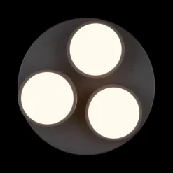 Ygo Plafonnier FRANKLIN 3Del. Rond Zwart| Plafonniers