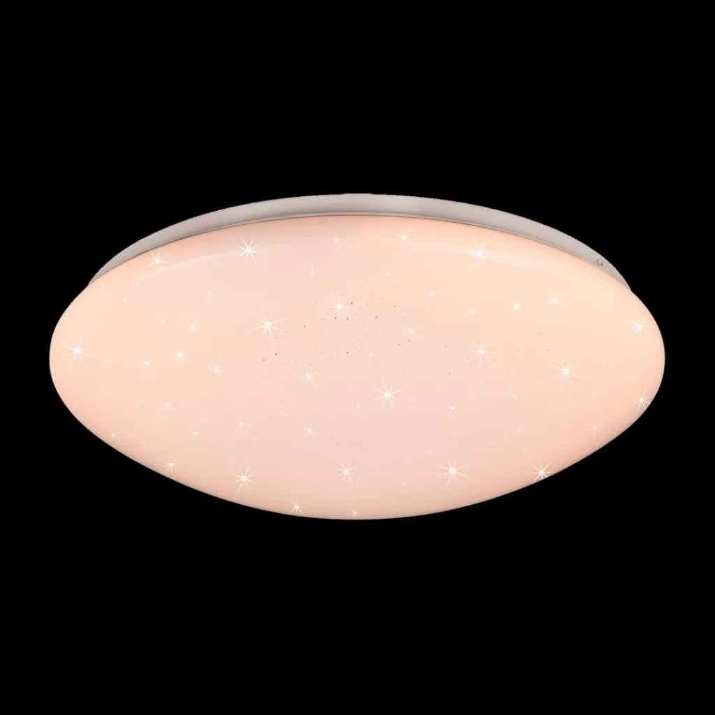 Ygo Plafonnier LUKIDA Glitter Rond Wit| Plafonniers